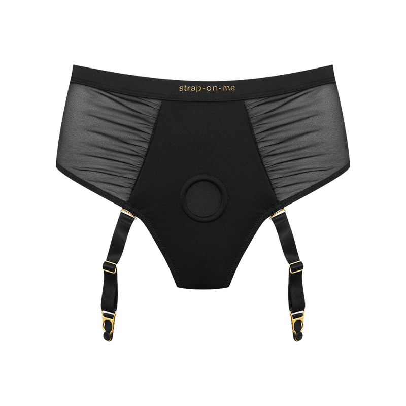 Strap-On-Me - Idylle - Strap-On Harness - Black - Erotiekvoordeel.nl