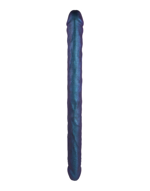 Strap-On-Me - Realistic Double Dildo - Metallic Purple-Erotiekvoordeel.nl