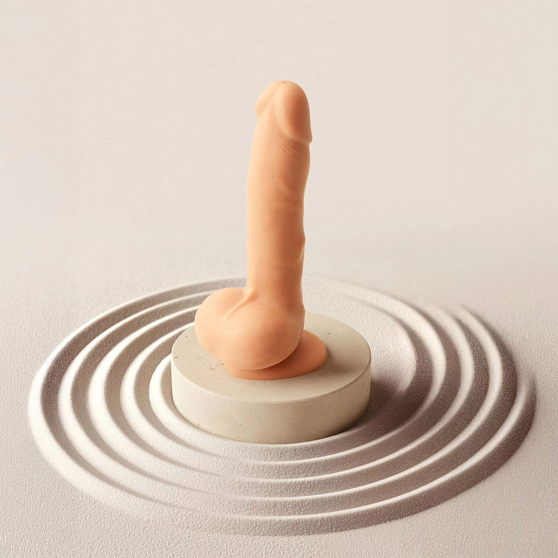 Strap-On-Me - Obrotowy I Wibrujący Realistyczny Dildo - Jasny Odcień Skóry - Erotiekvoordeel.nl