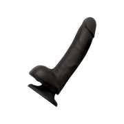 Strap-On-Me - Obrotowy I Wibrujący Realistyczny Dildo - Czarny - Erotiekvoordeel.nl