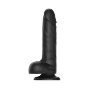Strap-On-Me - Obrotowy I Wibrujący Realistyczny Dildo - Czarny - Erotiekvoordeel.nl