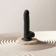 Strap-On-Me - Obrotowy I Wibrujący Realistyczny Dildo - Czarny - Erotiekvoordeel.nl
