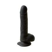 Strap-On-Me - Obrotowy I Wibrujący Realistyczny Dildo - Czarny - Erotiekvoordeel.nl