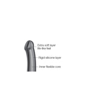 Strap-On-Me - Semi-Realistic Dildo With Suction Cup - Black-Erotiekvoordeel.nl