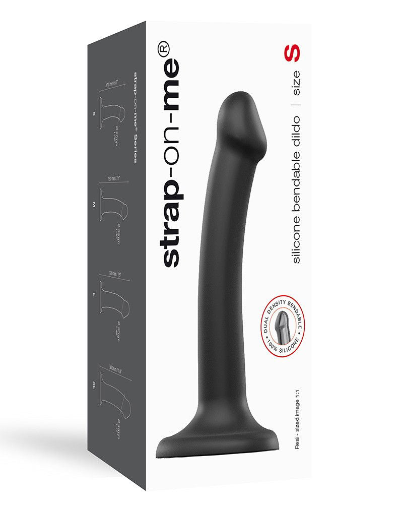 Strap-On-Me - Semi-Realistic Dildo With Suction Cup - Black-Erotiekvoordeel.nl
