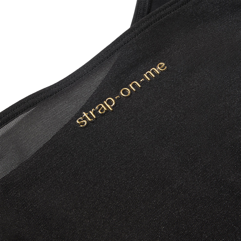 Strap-On-Me - Signature - Strap-On Harness Bodysuit - Black-Erotiekvoordeel.nl
