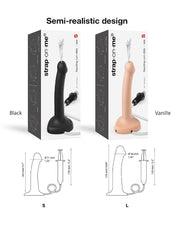 Strap-On-Me - Squirting Cum Dildo - Spuitende Dildo - Maat S - Lichte Huidskleur-Erotiekvoordeel.nl