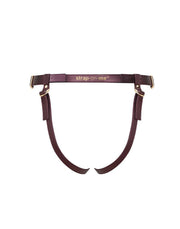 Strap-On-Me - Generous - Strap-on Harnas - PU Leer - Aubergine Paars-Erotiekvoordeel.nl