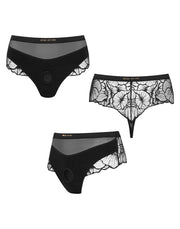 Strap-On-Me - Sublime - Strap-On Harness - Black-Erotiekvoordeel.nl