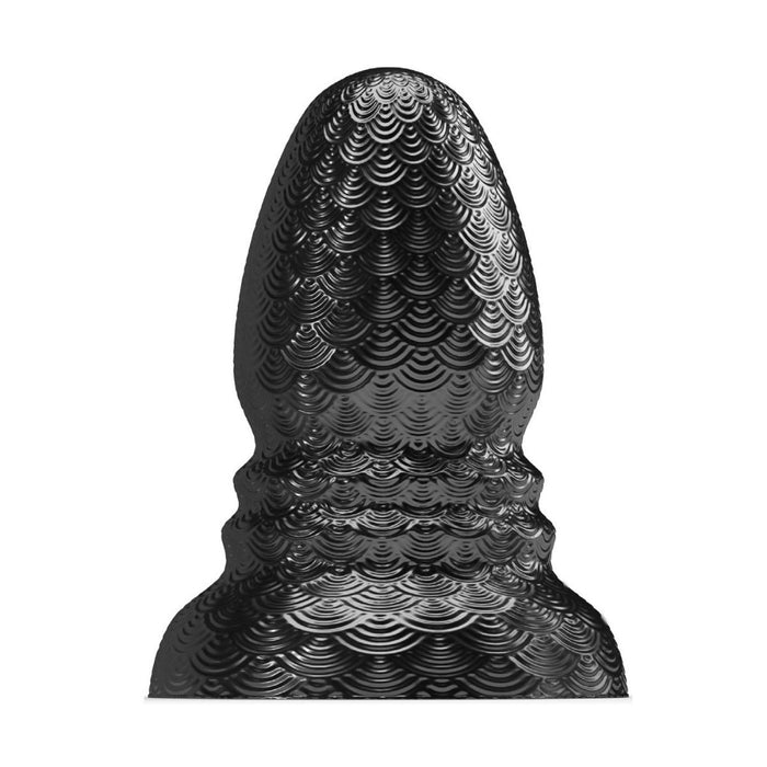 Stretch'r - Ripple - XXL Buttplug - Metallic Zwart-Erotiekvoordeel.nl