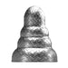 Stretch'r - Tripole - XXL Buttplug - Gun Metal Zilver-Erotiekvoordeel.nl