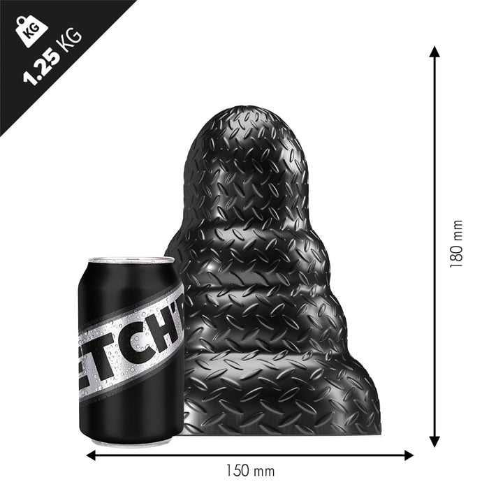 Stretch'r - Tripole - XXL Buttplug - Zwart Metallic-Erotiekvoordeel.nl