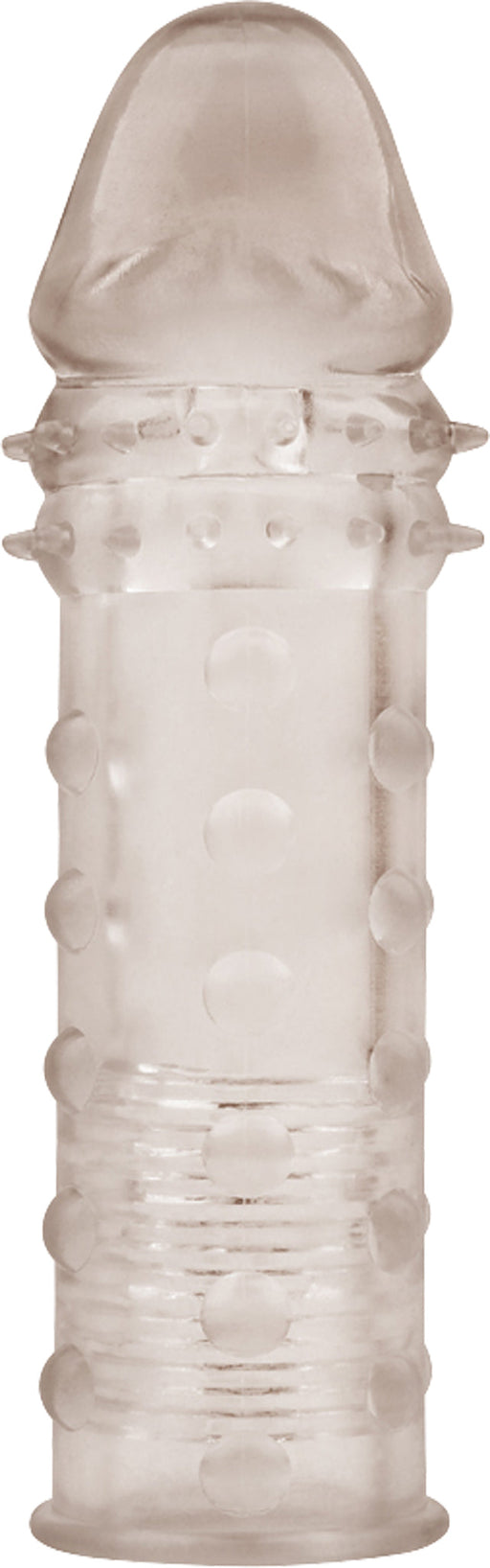 SuperMe - Extra Texture - Penis Sleeve - Rookgrijs-Erotiekvoordeel.nl