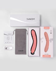Svakom - Ava Neo - Thrusting Vibrator - With App Control - Peach Pink-Erotiekvoordeel.nl