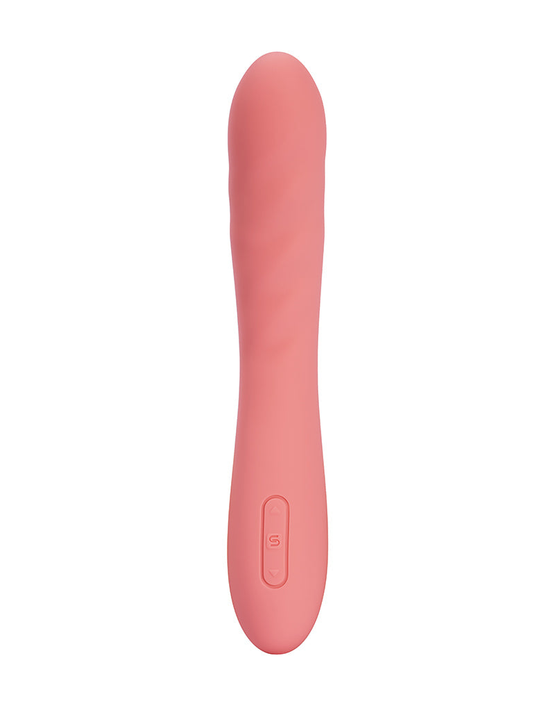 Svakom - Ava Neo - Thrusting Vibrator - With App Control - Peach Pink-Erotiekvoordeel.nl