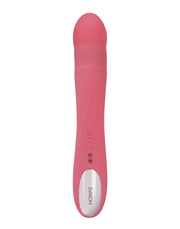 Svakom - Avery - Thrusting Rabbit Vibrator - Strawberry Pink-Erotiekvoordeel.nl
