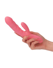 Svakom - Avery - Thrusting Rabbit Vibrator - Strawberry Pink-Erotiekvoordeel.nl