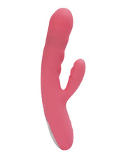 Svakom - Avery - Thrusting Rabbit Vibrator - Strawberry Pink-Erotiekvoordeel.nl