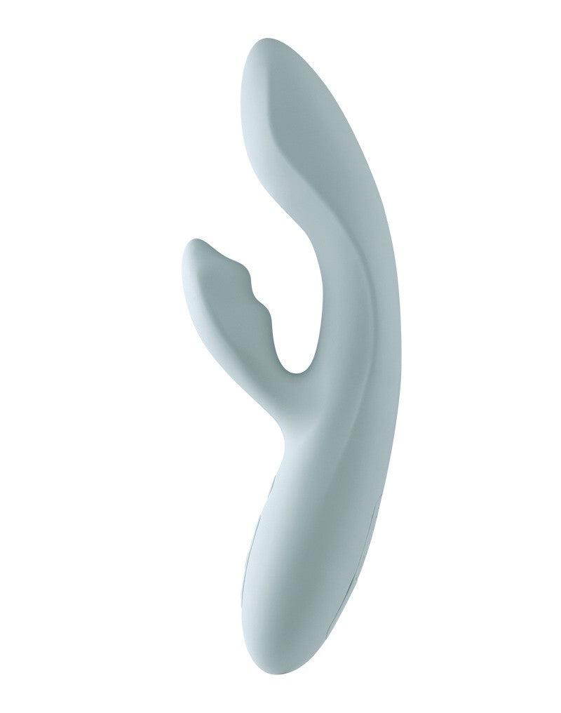 Svakom - Chika - Heated Rabbit Vibrator - With App Control - Light Gray-Erotiekvoordeel.nl