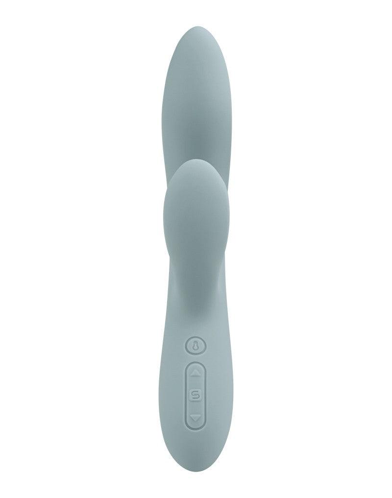 Svakom - Chika - Heated Rabbit Vibrator - With App Control - Light Gray-Erotiekvoordeel.nl