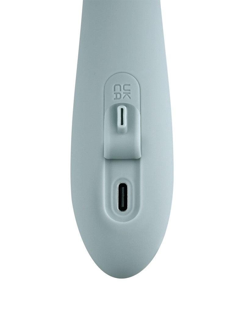 Svakom - Chika - Heated Rabbit Vibrator - With App Control - Light Gray-Erotiekvoordeel.nl
