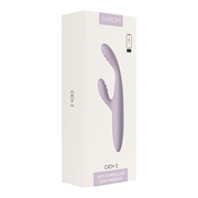 Svakom - Cici 2+ Vibrador calefactable para el punto G con cabezal flexible - Con control por app - Lila-Erotiekvoordeel.nl