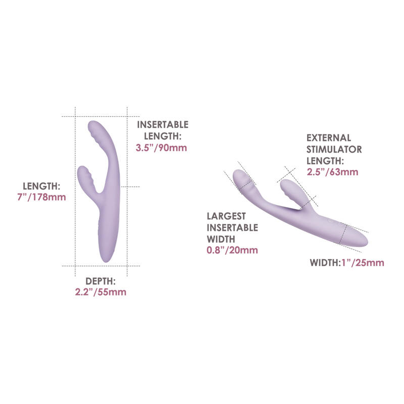 Svakom - Cici 2+ Vibrador G-Spot calefactable con cabezal flexible - Con control por app - Lila-Erotiekvoordeel.nl