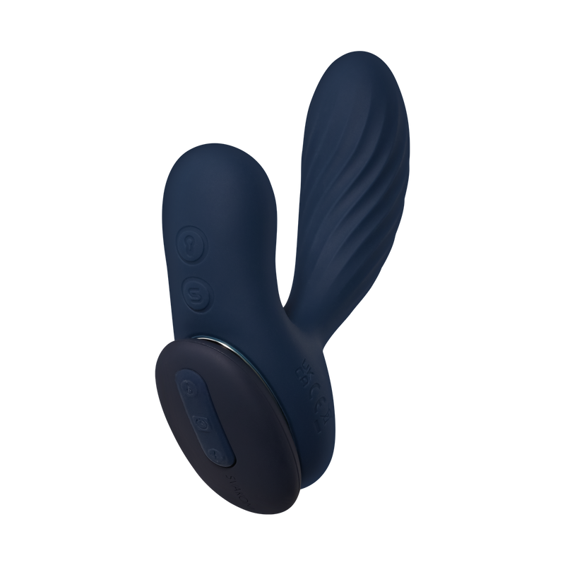 Svakom - Connexion Series Vick Neo 2 - Vibratore prostatico - Controllo tramite app - Blu scuro - Erotiekvoordeel.nl