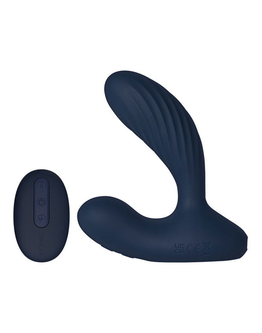 Svakom - Connexion Series Vick Neo 2 - Vibratore prostatico - Controllo tramite app - Blu scuro - Erotiekvoordeel.nl