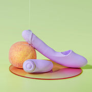 Svakom - DuoGlow – Stotende en Roterende Kralen Vibrator met Pulserende`Stimulator – Lila-Erotiekvoordeel.nl
