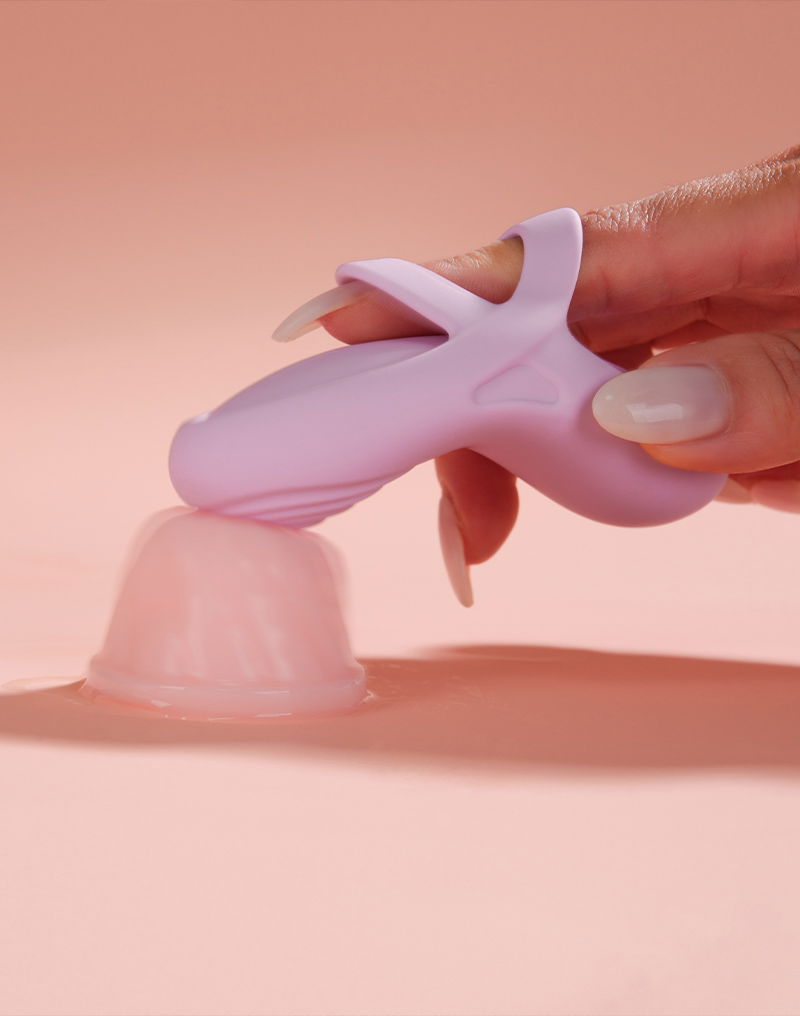 Svakom - Echo 2 - Flexible Finger Vibrator - App Control - Pink Lilac-Erotiekvoordeel.nl