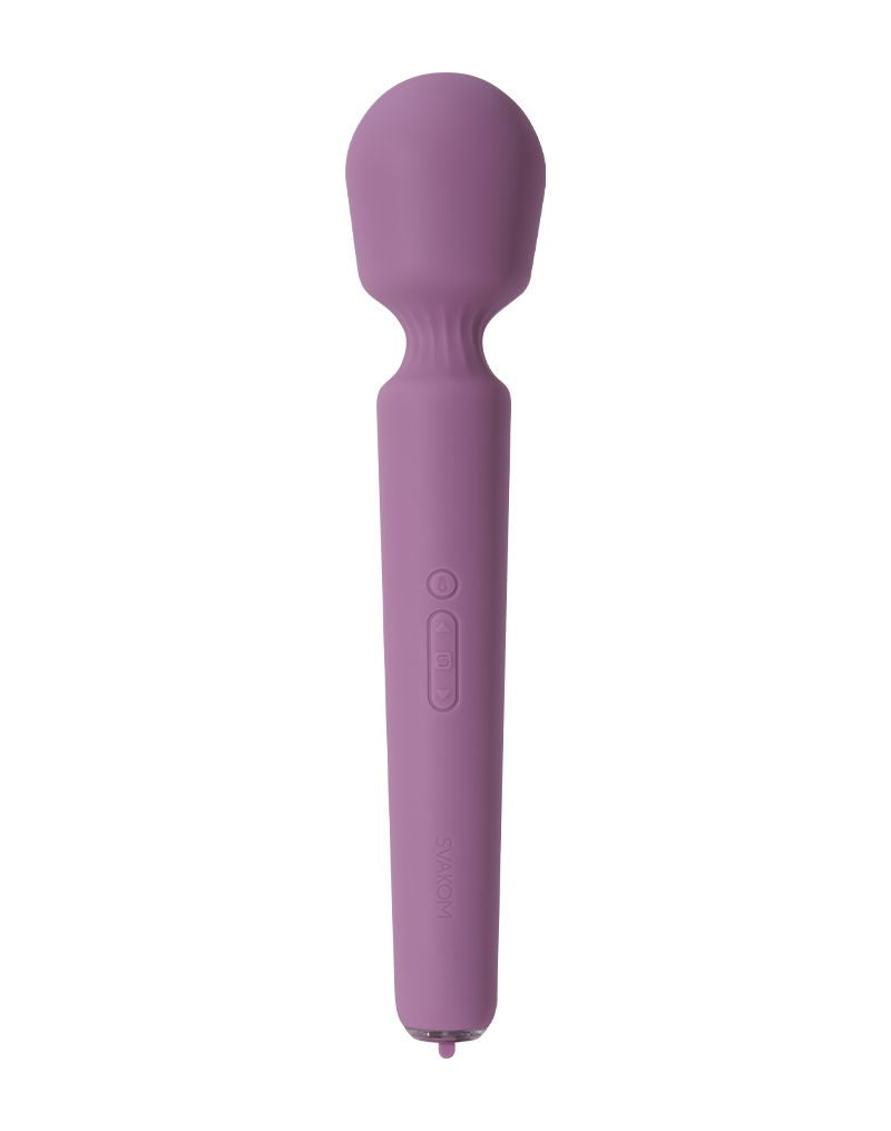 Svakom - Emma Neo 2 - Interactive and Powerful Wand Massager - Purple-Erotiekvoordeel.nl