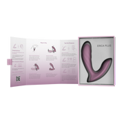 Svakom - Erica Plus - Höschenvibrator mit Stoßfunktion und App-Steuerung - Zwei Motoren - Hellrosa - Erotiekvoordeel.nl