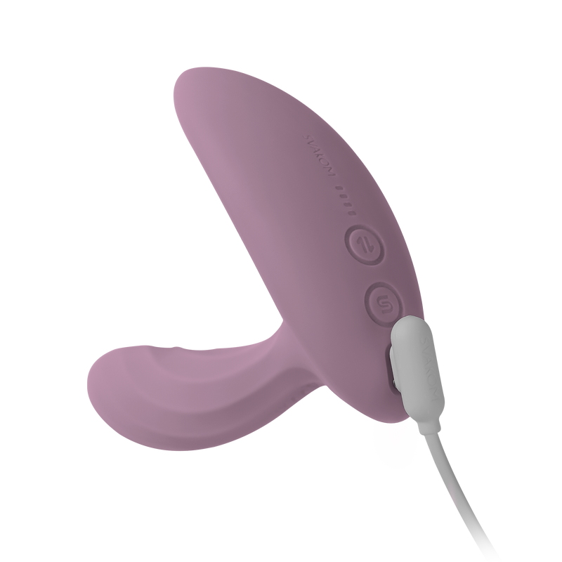 Svakom - Erica Plus - Höschenvibrator mit Stoßfunktion und App-Steuerung - Zwei Motoren - Hellrosa - Erotiekvoordeel.nl