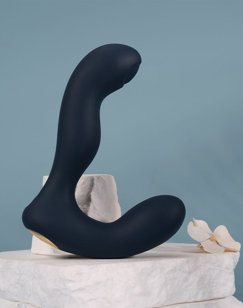Svakom - Iker Neo - Perineum & Prostaat Vibrator - App Control - Donkerblauw-Erotiekvoordeel.nl