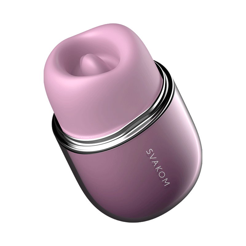 Svakom - Klitty - Licking & Sucking Clitoral Stimulator - Dusty Lavender-Erotiekvoordeel.nl