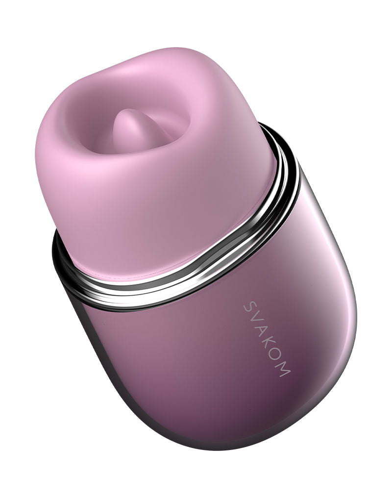 Svakom - Klitty - Licking & Sucking Clitoral Stimulator - Dusty Lavender-Erotiekvoordeel.nl