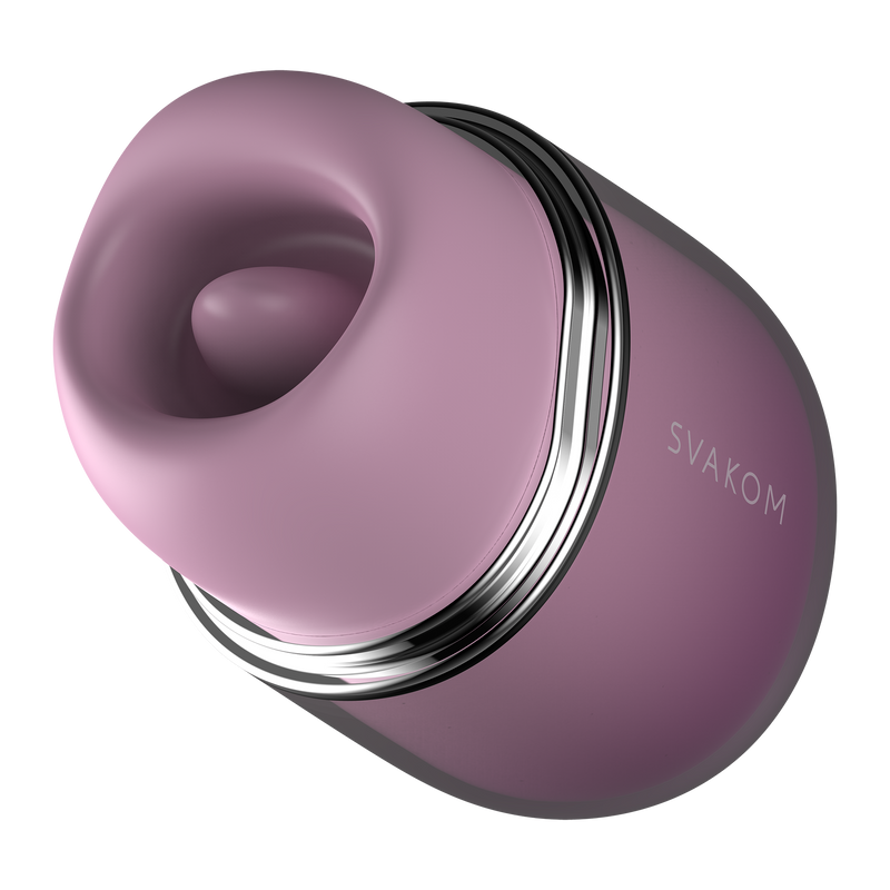 Svakom - Klitty - Licking & Sucking Clitoral Stimulator - Dusty Lavender-Erotiekvoordeel.nl\