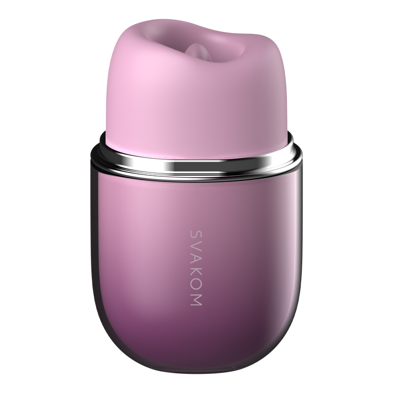 Svakom - Klitty - Licking & Sucking Clitoral Stimulator - Dusty Lavender-Erotiekvoordeel.nl\