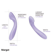 Svakom - Margot – G-spot Vibrator - Dual Motor - App Control – Lila-Erotiekvoordeel.nl