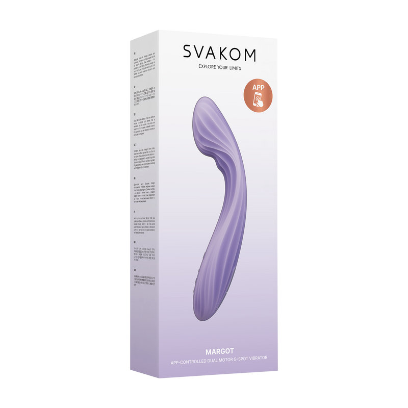 Svakom - Margot – G-spot Vibrator - Dual Motor - App Control – Lila-Erotiekvoordeel.nl