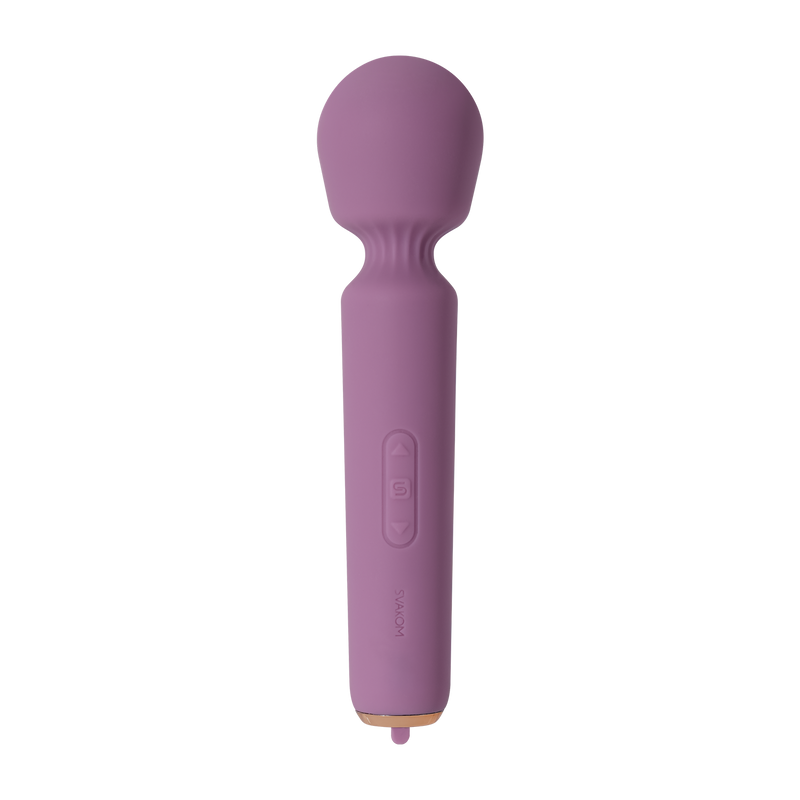 Svakom - Mini Emma Neo - Interactive Compact Wand Vibrator - Purple-Erotiekvoordeel.nl
