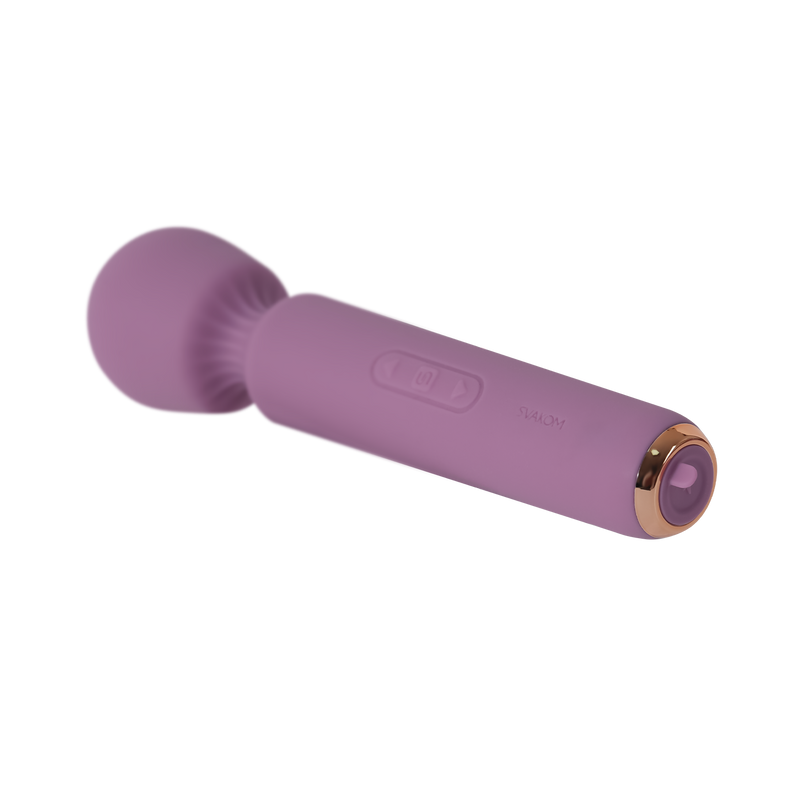 Svakom - Mini Emma Neo - Interactive Compact Wand Vibrator - Purple-Erotiekvoordeel.nl