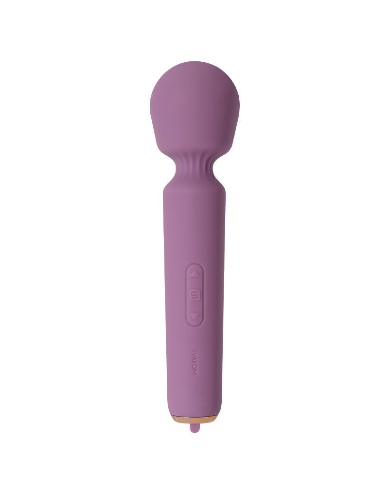 Svakom - Mini Emma Neo - Interactive Compact Wand Vibrator - Purple-Erotiekvoordeel.nl