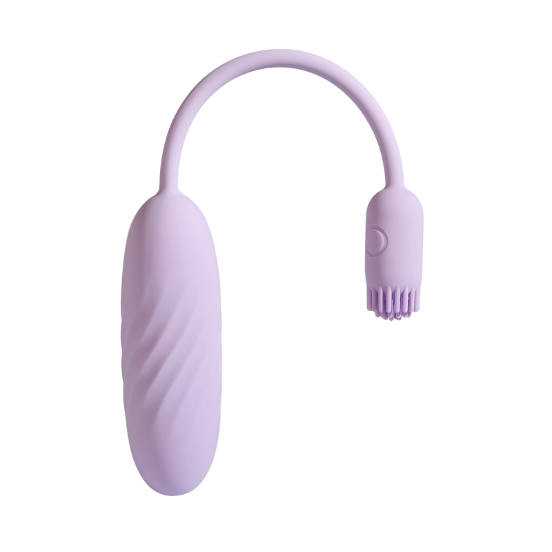 Svakom - Plume - Bullet Vibrator with Flexible Clitoral Teaser - Pastel Lilac-Erotiekvoordeel.nl