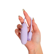 Svakom - Plume - Bullet Vibrator with Flexible Clitoral Teaser - Pastel Lilac-Erotiekvoordeel.nl