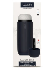 Svakom - Sam Neo Pro Connexion Series - Masturbatore interattivo - Con funzione di riscaldamento - Blu - Erotiekvoordeel.nl