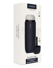 Svakom - Sam Neo Pro Connexion Series - Masturbatore interattivo - Con funzione di riscaldamento - Blu-Erotiekvoordeel.nl