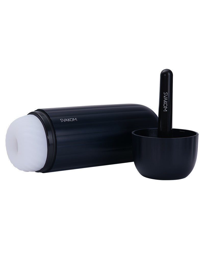 Svakom - Sam Neo Pro Connexion Series - Masturbatore interattivo - Con funzione di riscaldamento - Blu - Erotiekvoordeel.nl