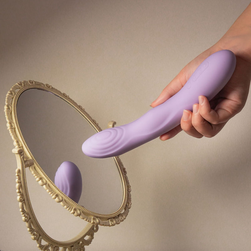 Svakom - Selena - Vibratore riscaldante e pulsante - Lila-Erotiekvoordeel.nl